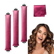 3 Hooks Heat-free Hair Curler Large Tool Rubber Hair Curler