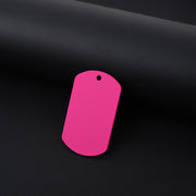 Stainless Steel Hang Tag Colored String Spray Paint Pet Dog Brand Dog Tag Color DIY Accessories