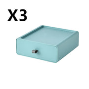 Desktop Storage Box Office Accessories Makeup, Plastic Storage Container Bathroom Storage Stackable Organizer Drawer