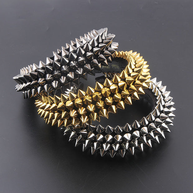 Fashion Sponge Rivet Baroque Headband