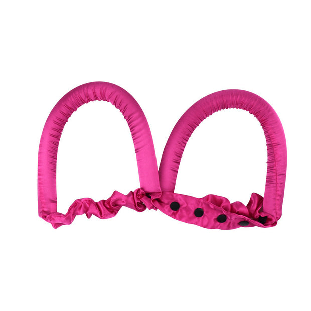 Lazy Sleep Hair Curler Big Wave Hair Curlers Sponge Button Type Heat-free Rubber Hair Curler