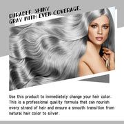 EELHOE Gray Hair Cream Natural Hair Color Long Lasting No Hair Damage Easy To Color Easy To Clean Tide Color Hairdresser