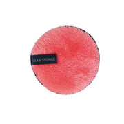 Long Hair Round Face Wash And Makeup Remover Puff