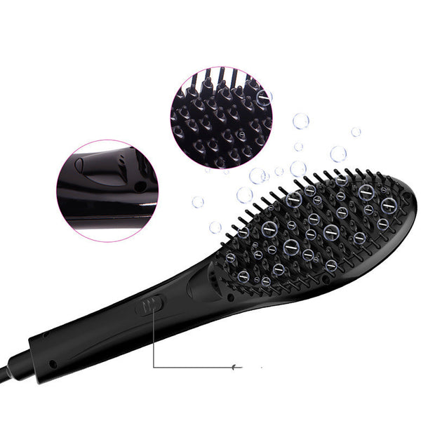 LCD anti-scalding electric hair straightener