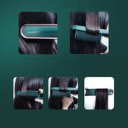 Multifunctional hot air electric hair straightener