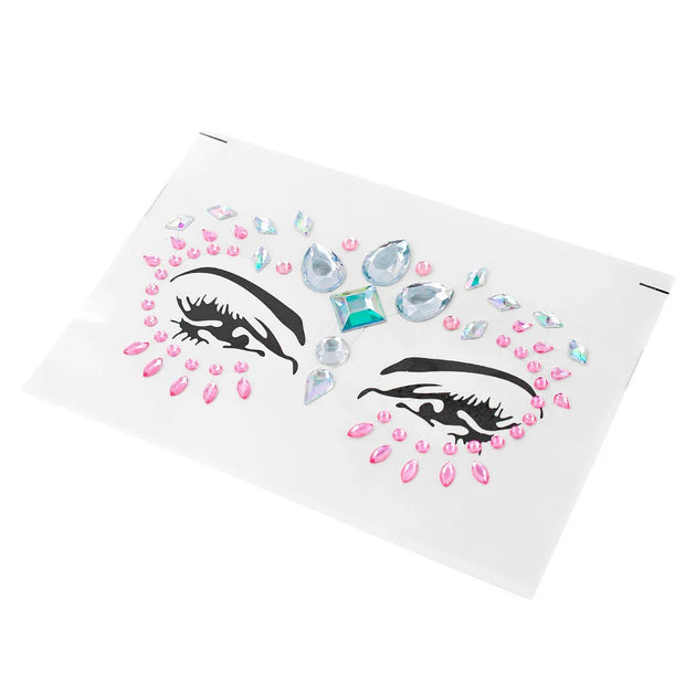 Sticker Carnival Stones Type Rhinestone Face Makeup Party