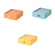 Desktop Storage Box Office Accessories Makeup, Plastic Storage Container Bathroom Storage Stackable Organizer Drawer