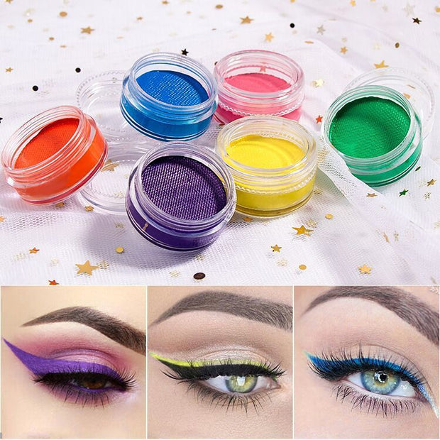 Compatible with Apple, Makeup Christmas Face Grimace Pigment Floria Eyeliner Fluorescence