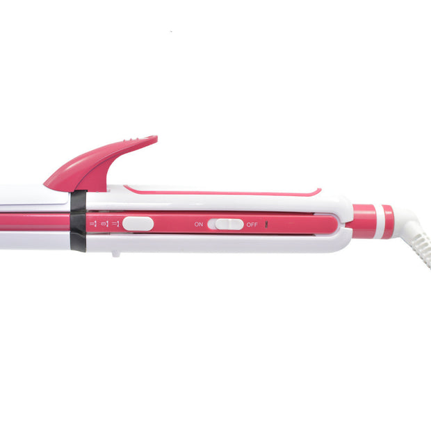 Three-in-one hair straightener