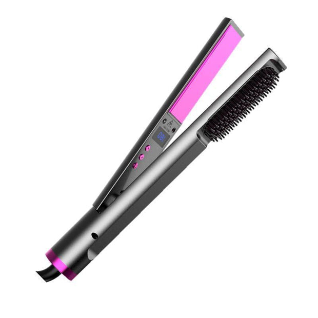 Hair Straightener With Straightening Comb