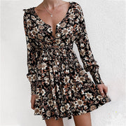 Women Floral Boho Party Dress Sexy Ladies Clothes Dresses