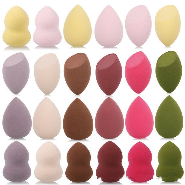 Gourd Powder Puff, Smooth Woman Makeup Foundation, Makeup Egg Sponge Cosmetic Tool And Accessories, Water Drop Shape.