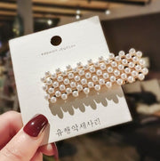 Pearl clip headdress hair clip