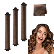 3 Hooks Heat-free Hair Curler Large Tool Rubber Hair Curler