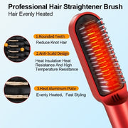 Hair Straightener USB Wireless Charging Comb