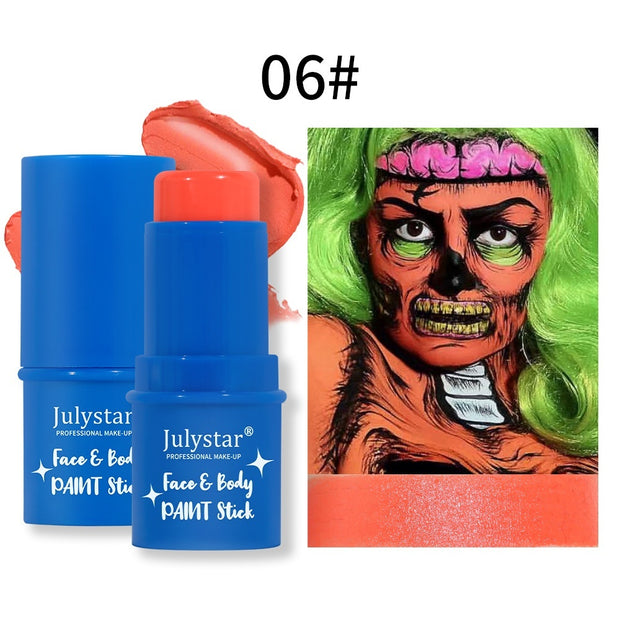 Halloween Popular Body Painting Cream Makeup Facial Water-soluble Fluorescent Face Stage Colored Drawing Crayon