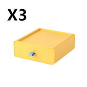 Desktop Storage Box Office Accessories Makeup, Plastic Storage Container Bathroom Storage Stackable Organizer Drawer