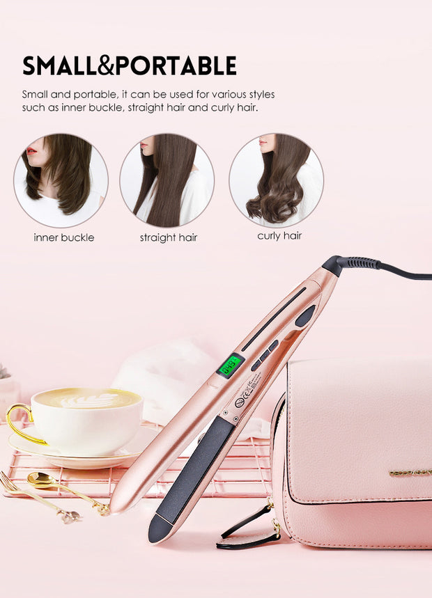 Mini hair straightener