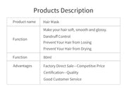 Deep Moisturizing Hair Mask Soft Hair Conditioner Hair Care