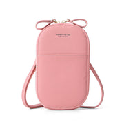 Zipped cross-body shoulder bag