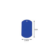 Stainless Steel Hang Tag Colored String Spray Paint Pet Dog Brand Dog Tag Color DIY Accessories