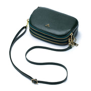 Leather cross-body mini bag