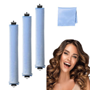 3 Hooks Heat-free Hair Curler Large Tool Rubber Hair Curler