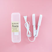 Mini cartoon hair straightener