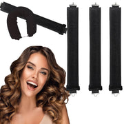 3 Hooks Heat-free Hair Curler Large Tool Rubber Hair Curler