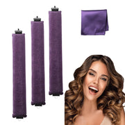 3 Hooks Heat-free Hair Curler Large Tool Rubber Hair Curler