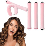 3 Hooks Heat-free Hair Curler Large Tool Rubber Hair Curler