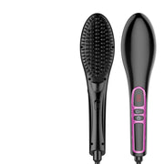 LCD anti-scalding electric hair straightener