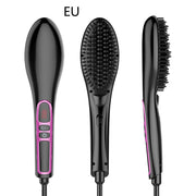 LCD anti-scalding electric hair straightener