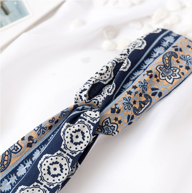 Printed headband elastic hairband