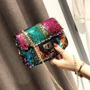 Sequin cross body bag