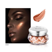 Face Highlighter Jelly Gel Mermaid Eyeshadow Glow Body Glitter Festival Makeup Iluminador Gold Liquid Highlighter Bronzer