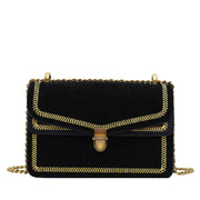 Textured small cross-body bag