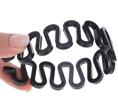 Braid Hair Sponge Hair Coil Rod Double Hook Hair Dish Implement Modelling Pulls Hair Needle To Wear Hair Rod Hairdressing