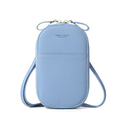 Zipped cross-body shoulder bag