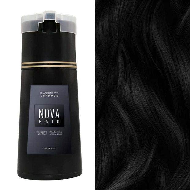 Hair Dyeing Hair Care Shampoo 3-in-1 Natural Fast White Hair Dyed Black Hair Dye Lasting Convenience Men Women Hair Care