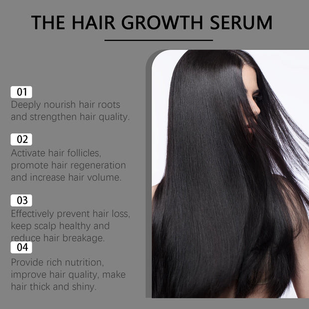 Hair Care Solution Nourish Hair Follicle Rich Moist Hair