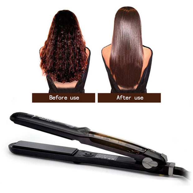 Steam Hair Straightener Spray Tourmaline Splint Does Not Hurt Hair Anion Hair Curler Hair Curler And Straightener Dual-use