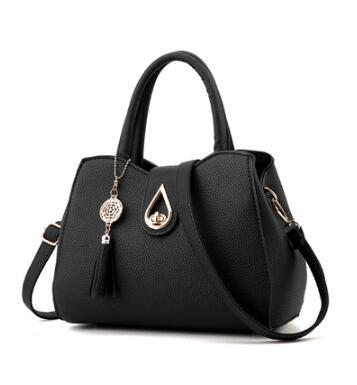 Women Handbag Bag Ladies Tassel High Quality PU Leather Totes Bags Brief Women Shoulder Bag Ladies Bags