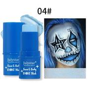 Halloween Popular Body Painting Cream Makeup Facial Water-soluble Fluorescent Face Stage Colored Drawing Crayon