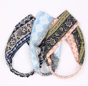 Printed headband elastic hairband