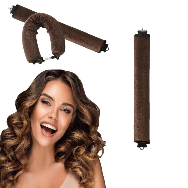 3 Hooks Heat-free Hair Curler Large Tool Rubber Hair Curler