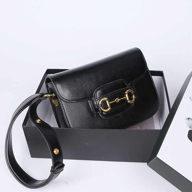 Cross-body tofu saddle bag