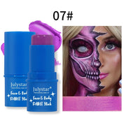 Halloween Popular Body Painting Cream Makeup Facial Water-soluble Fluorescent Face Stage Colored Drawing Crayon