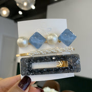 Pearl set hair clip