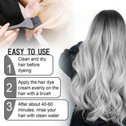 EELHOE Gray Hair Cream Natural Hair Color Long Lasting No Hair Damage Easy To Color Easy To Clean Tide Color Hairdresser